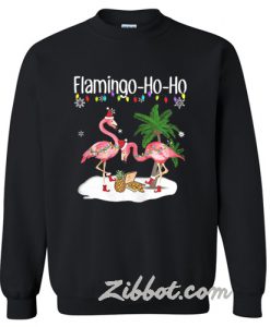 Flamingo ho ho Christmas sweatshirt