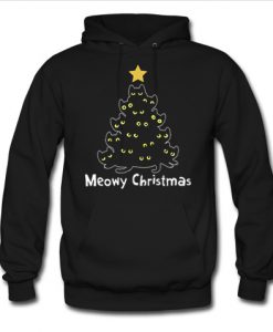 Meowy Christmas hoodie