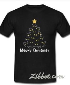 Meowy Christmas shirt