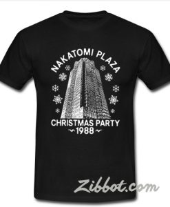 Nakatomi plaza Christmas party 1988 shirt