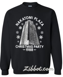 Nakatomi plaza Christmas party 1988 sweatshirt