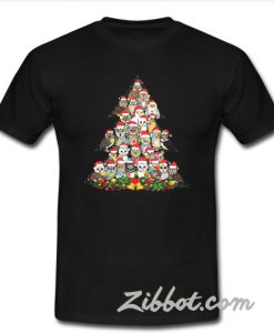 Owl Christmas tree shirt