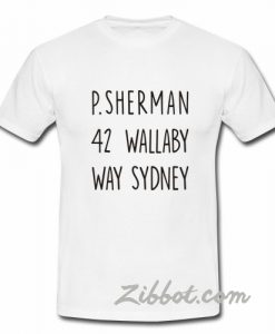 p sherman t shirt