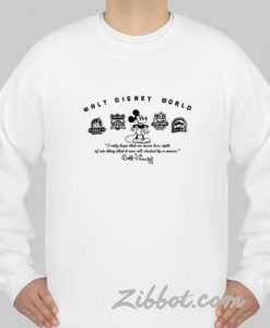 walt disney world mickey mouse park icons sweatshirt