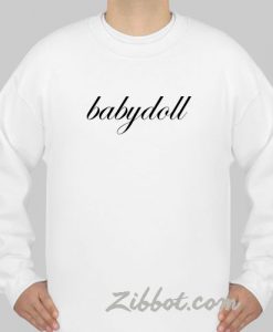 babydoll sweatshirt