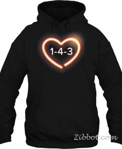 143 I Love You hoodie