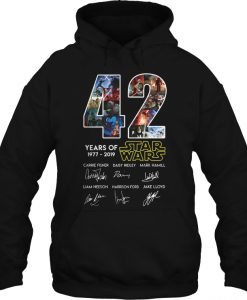 42 Years Of Star Wars hoodie