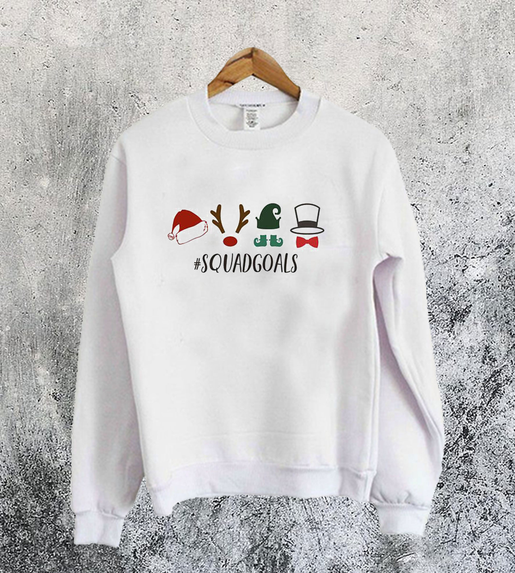 Santa Squad Goals Sweatshirt