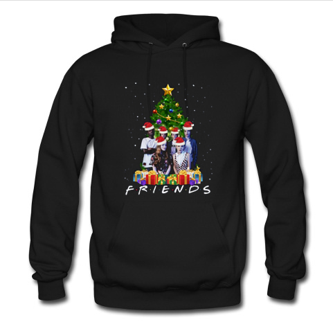 Stranger Things characters Friends Christmas hoodie