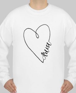 Artist Heart sweatshirt