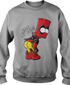 Bart Simpson Kiss My Ass sweatshirt