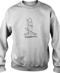 Bart Simpson superradical sweatshirt