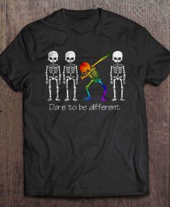 Dare To Be Different LGBT Dabbing tshirt