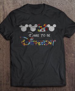 Dare To Be Different Mickey Mouse t shirt