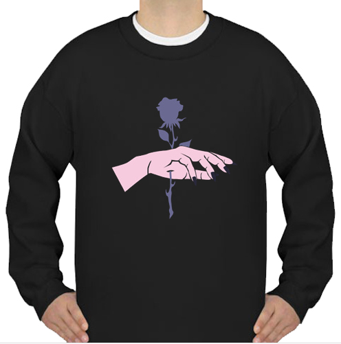 Hand & rose sweatshirt