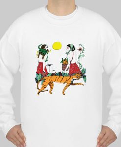 Tiger garden sweatshirt