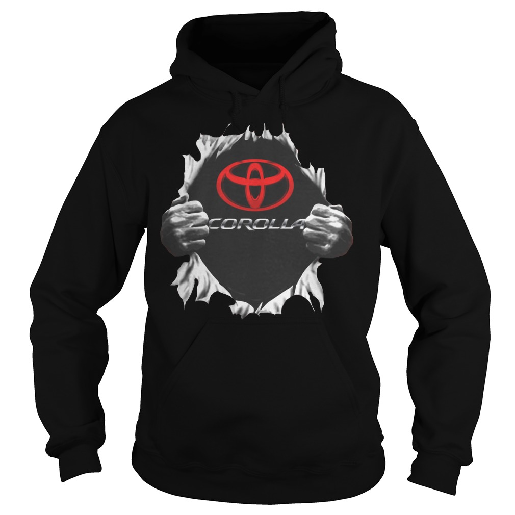Toyota Corolla Blood inside me hoodie