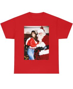 Mariah Carey & Santa Claus Unisex Tshirt